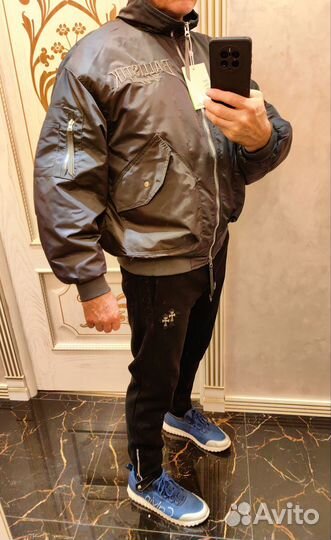 Bikkembergs пуховик куртка бомбер р50-52-54