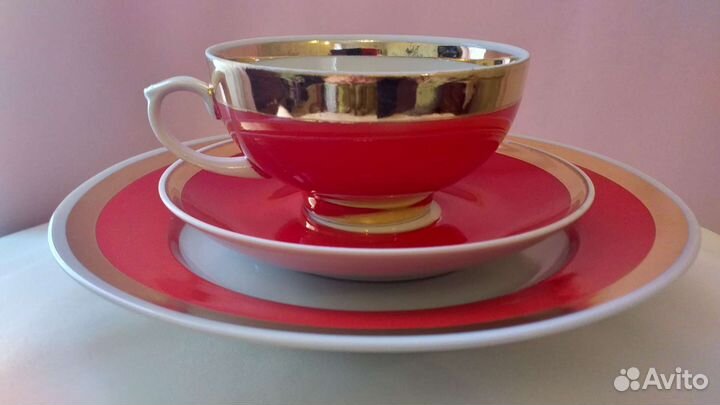 Чайные трио лфз,Дулево