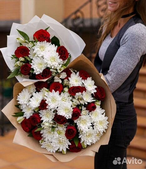 Живые цветы букеты