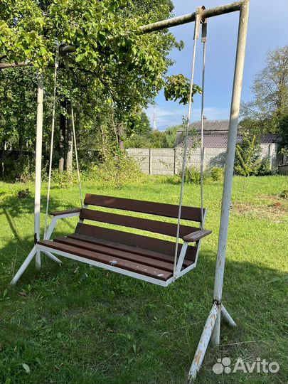 Садовые качели бу