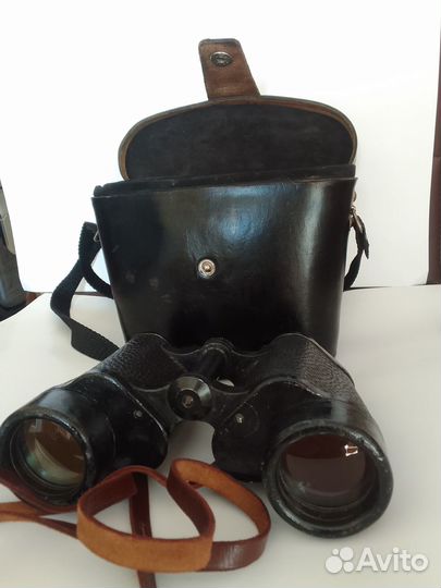 Бинокль Б12 12х40 с сеткой СССР армейский 1970-е