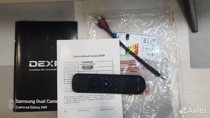 Телевизор SMART tv Dexp 43 Яндекс тв