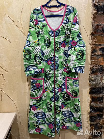 Халат женский на молнии, размер 42-44