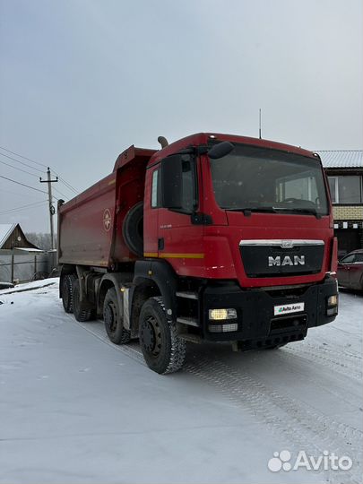 Самосвал 20 м³ MAN TGS 41.400 8x4, 2013