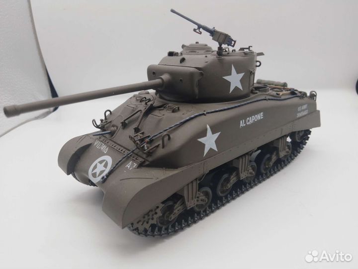 Модель американского танка м4а3 в масштабе 1:35