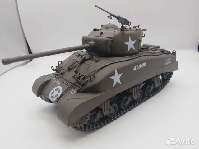 Модель американского танка м4а3 в масштабе 1:35
