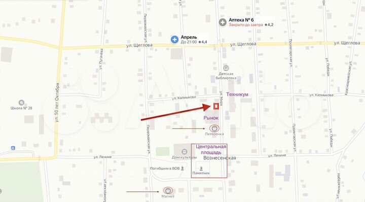 Торговая площадь, 87 м²