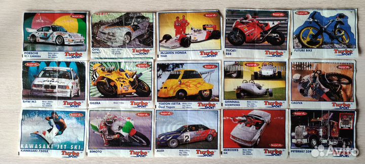 Вкладыши Turbo Sport - 27 шт