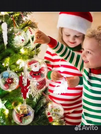 Елочные шары пластик