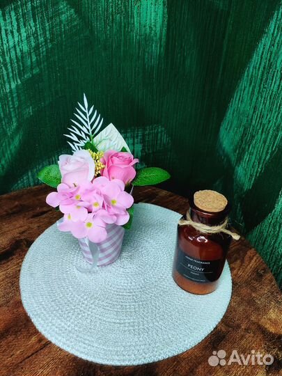 Букет из мыльных цветов