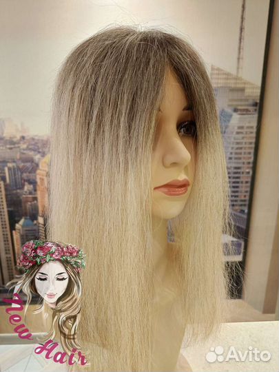 Накладка из натуральных волос