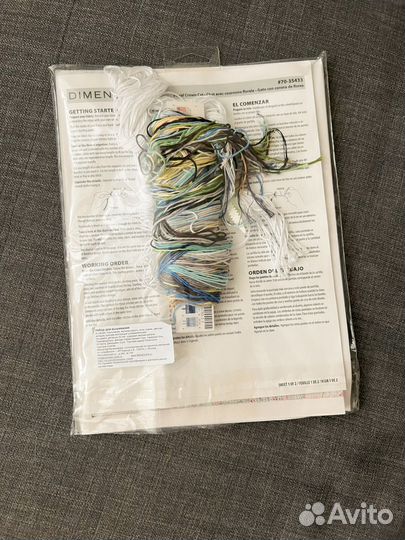 Dimensions. Floral crown cat. Набор без канвы