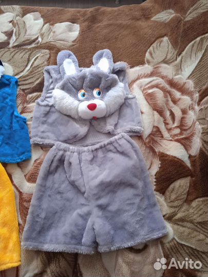 Прокат костюма зайчика и утенка