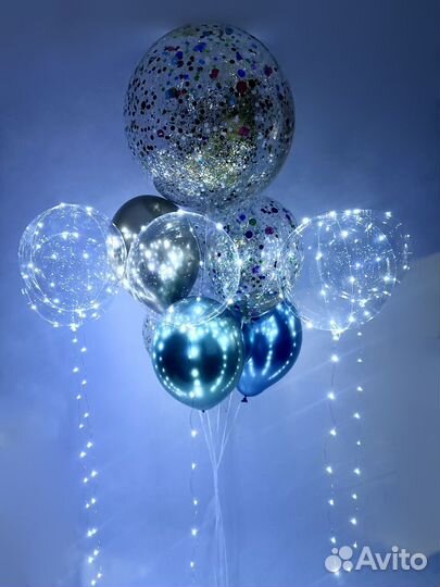 Воздушные шары светящиеся