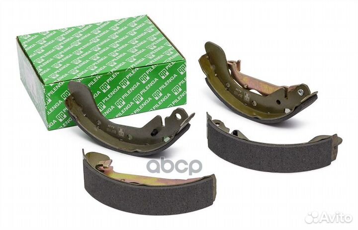 Колодки тормозные барабанные зад прав/лев BS