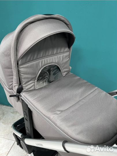 Коляска 3 в 1 Luxmom 780 серая