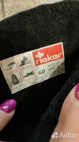 Ботинки женские 40 демисезон reiker