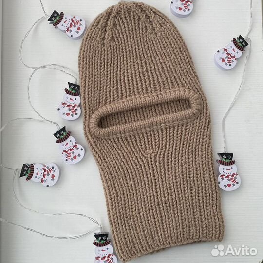 Балаклава вязаная ручная работа