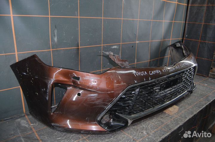 Бампер передний - Toyota Camry V55