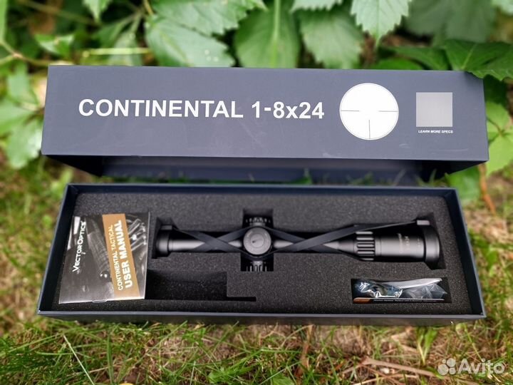 Vector Optics Continental 1-8x24 Tactical ED scoc