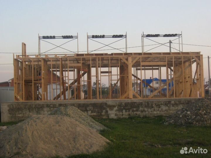 Строительство каркасных домов террас,беседок