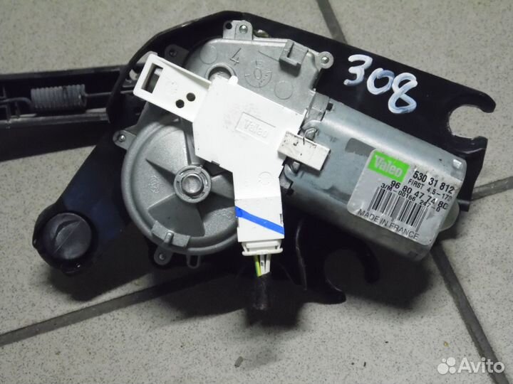 Моторчик заднего дворника Пежо 308