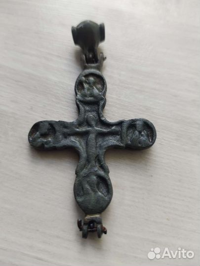 Крест энколпион Архангел Сихаил 14век