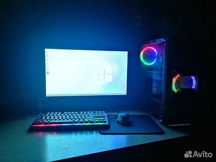 Игровой компьютер, i3 10100f,GTX 1060 3 GB,16 gb