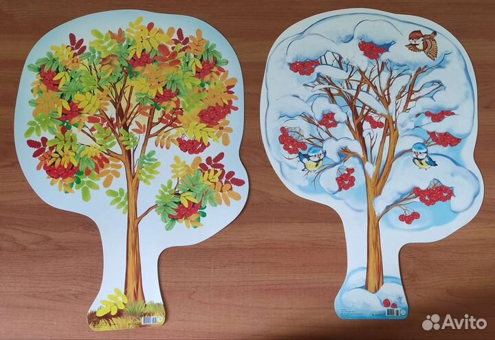 Плакат для детей деревья