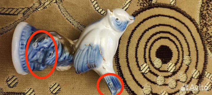 Фарфоровые статуэтки Синица