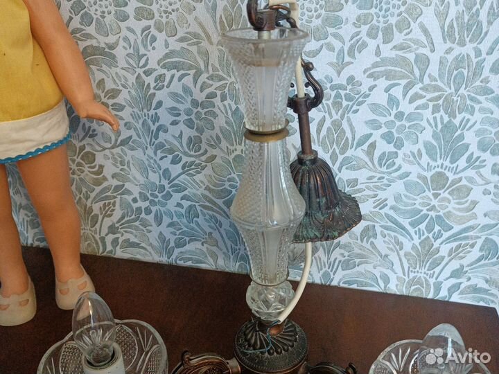 Люстра хрусталь СССР, литье