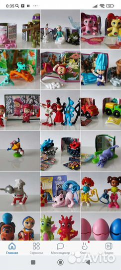 Игрушки из киндер