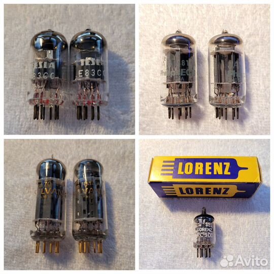Радиолампы Tesla - Philips - Telefunken - Lorenz