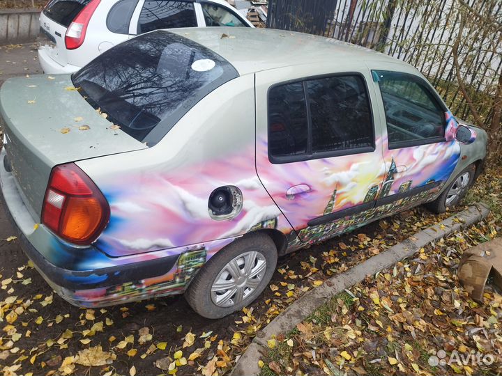 Renault Symbol 1.4 МТ, 2002, 216 000 км