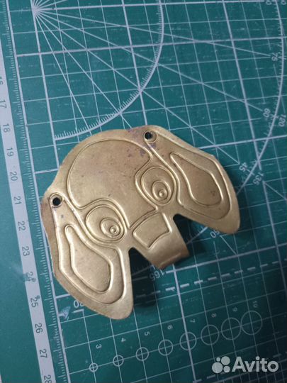 Крючок настенный СССР. Слон. Эмаль, металл