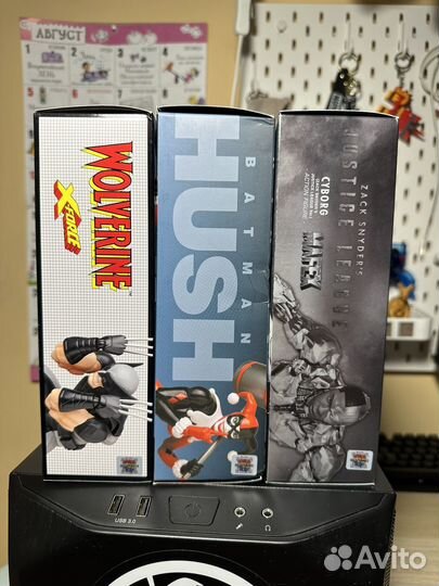 Росомаха,Киборг,Харли Квин Mafex