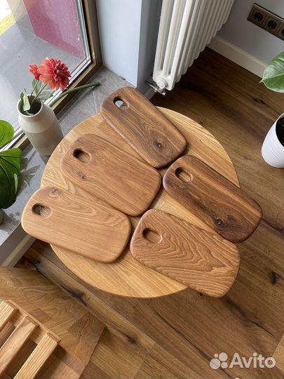 Доска разделочная из дерева дуба для подачи