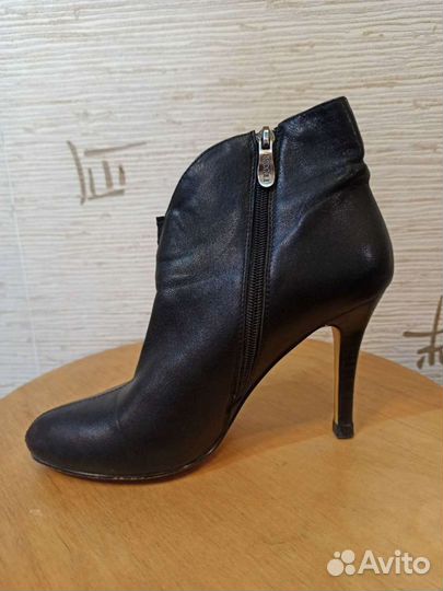 Ботильоны 37-37,5 р-р, кожа, б/у