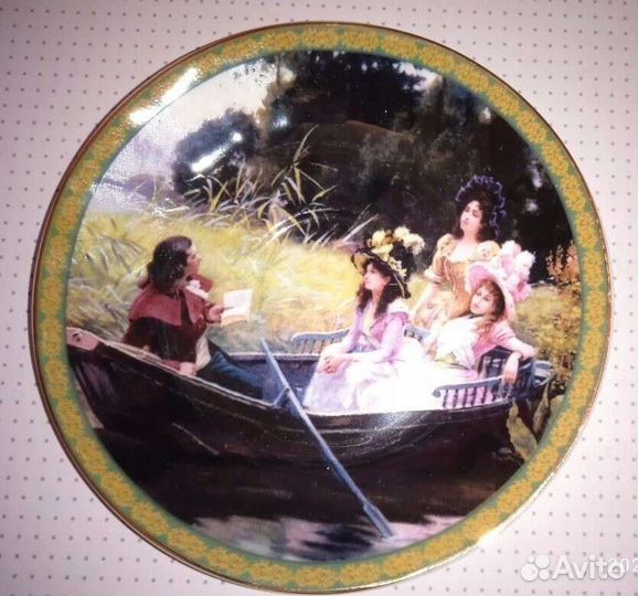 Чайное блюдце с ложечкой Англия