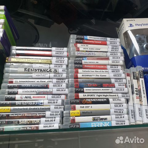 Диски для PS3 лицензия