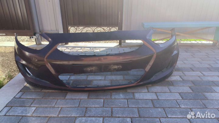 Бампер передний Hyundai Solaris 2012