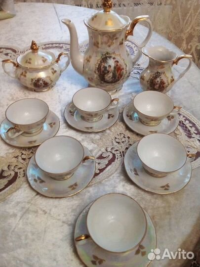 Сервиз кофейный Мадонна гдр Кахла