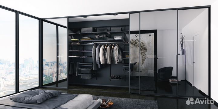 Подвесные перегородки и двери