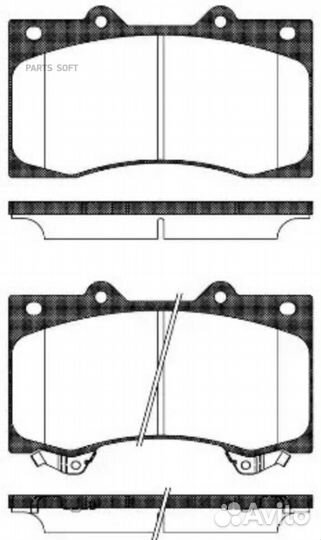 Колодки торм.пер. 150602