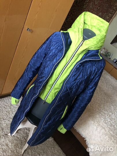 Стеганое пальто для беременных