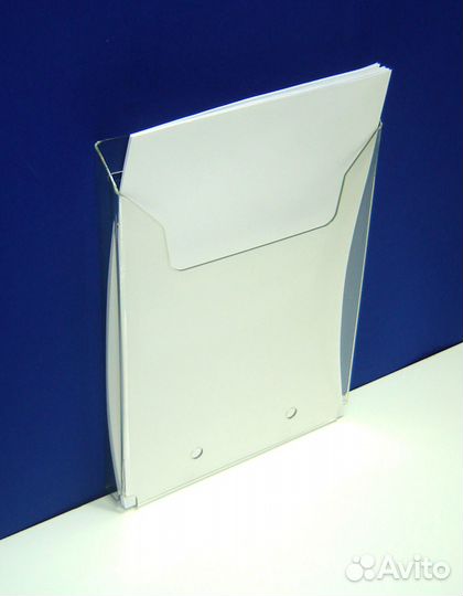 Карман буклетница А4 верт Н275, объем 25мм, 1,5 П