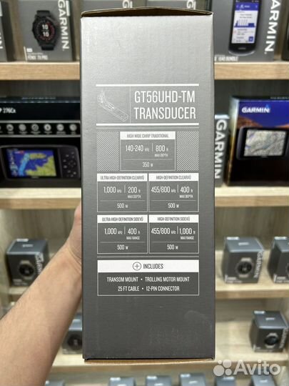 Датчик эхолота Garmin GT56UHD-TM 12 контактов