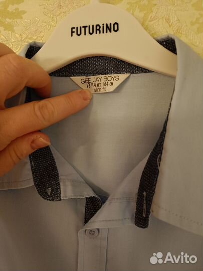 Рубашки школьные для мальчика р 164 Gloria Jeans