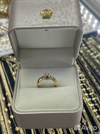 Бриллиантовое кольцо 585 пробы