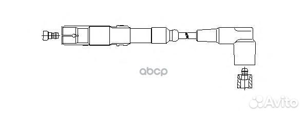 Провод высоковольтный Mercedes 65cm 150/65 bremi